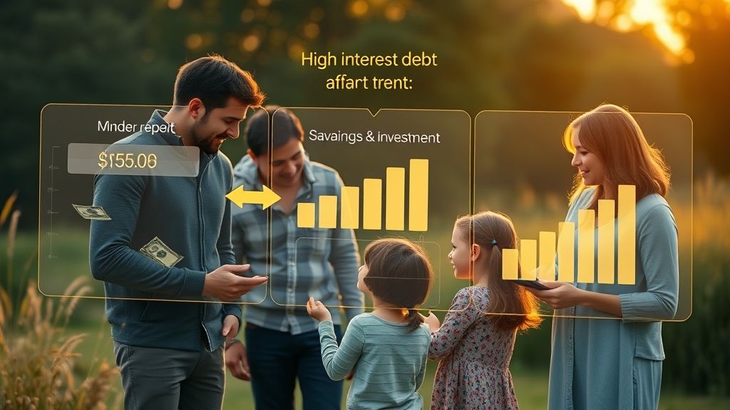 Debt repayment and investments